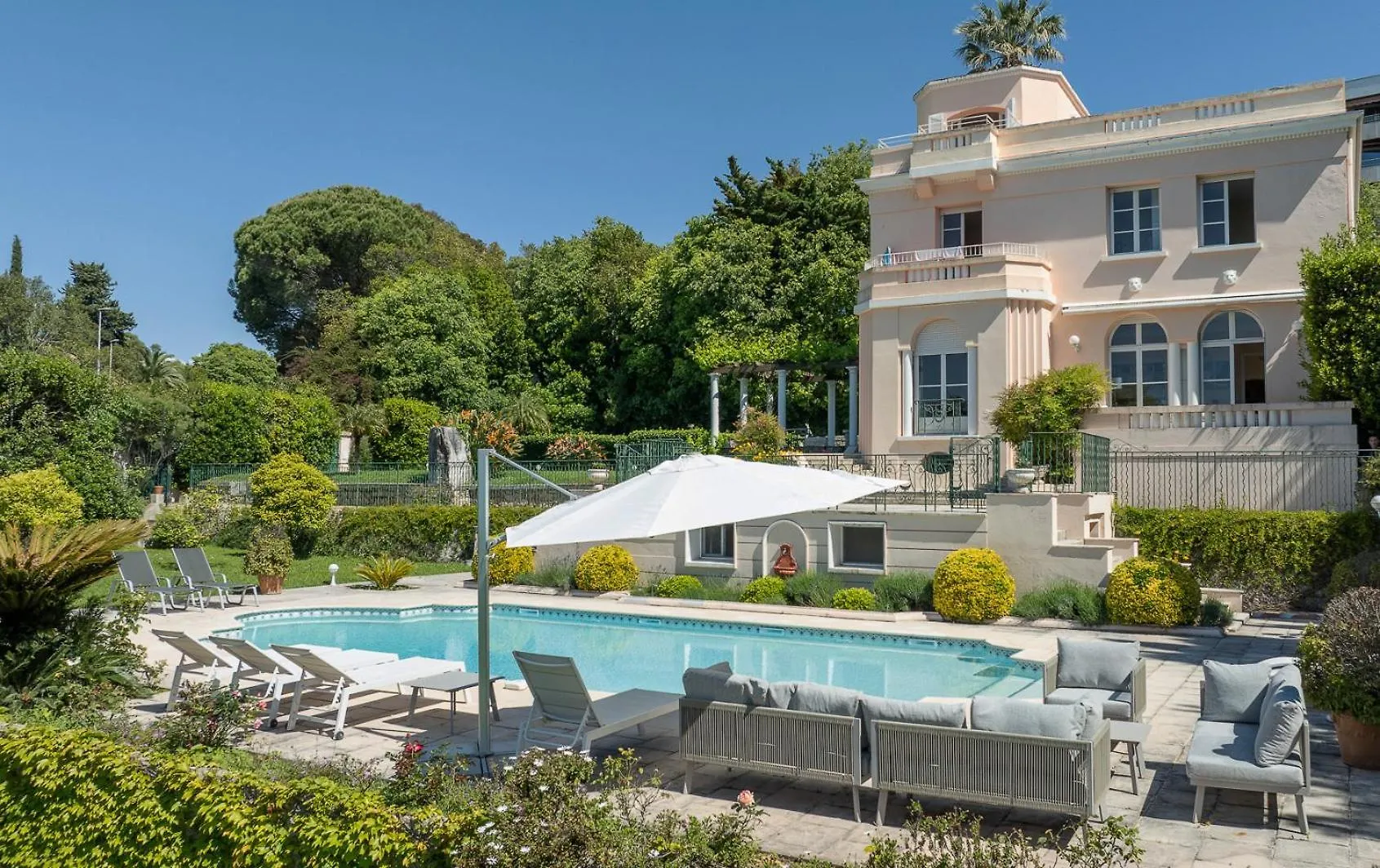 Villa La Gloriette Azur Piscine Sauna Vue Mer Cannes
